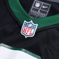 New York Jets Ahmad Sauce Gardner Nike Legacy Black Alternate Game Jersey