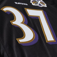 Baltimore Ravens Deion Sanders Mitchell & Ness Black 2005 Authentic Throwback Jersey