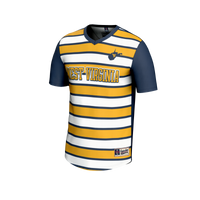 West Virginia Mountaineers GameDay Greats Collegiate Soccer NIL Pick-A-Player Fashion Jersey - Navy/Gold