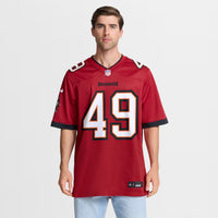 Tampa Bay Buccaneers Owen Wright Nike Red Team Game Jersey