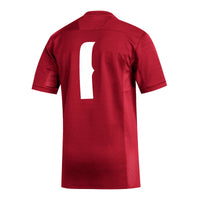 #1 Louisiana Ragin' Cajuns adidas Replica Football Jersey - Cardinal