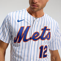 New York Mets Francisco Lindor Nike White Home Authentic Player Jersey