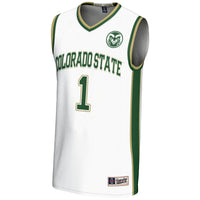 #1 Colorado State Rams GameDay Greats Lightweight Basketball Jersey - White