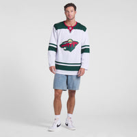 Minnesota Wild Fanatics White Away Premium Jersey