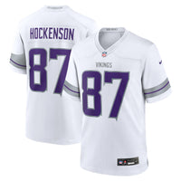 Minnesota Vikings T.J. Hockenson Nike White Alternate Game Player Jersey