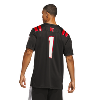 #1 Nebraska Huskers adidas Our Red Burns Brighter Premier Strategy Jersey - Black