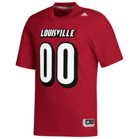 Louisville Cardinals adidas Custom Football Jersey - Red