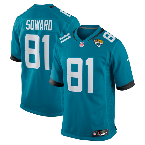 Jacksonville Jaguars R. Jay Soward Nike Teal Retired Player Team Game Jersey