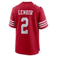 San Francisco 49ers Deommodore Lenoir Nike Scarlet Game Jersey