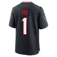 Houston Texans Nike Navy #1 Dad Game Jersey