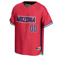 Arizona Wildcats GameDay Greats NIL Pick-A-Player Lightweight Baseball Jersey - Red