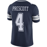 Dallas Cowboys Dak Prescott Nike Navy Vapor Limited Player Jersey
