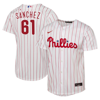 Male Philadelphia Phillies Cristopher Sánchez Nike White Home Replica Jersey