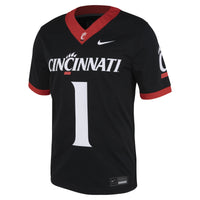 #1 Cincinnati Bearcats Nike Untouchable Football Jersey – Black