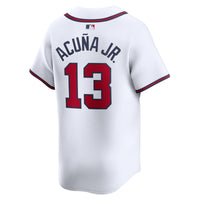 Atlanta Braves Ronald Acuña Jr. Nike White Home Limited Player Jersey