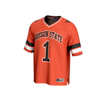 #1 Oregon State Beavers GameDay Greats Lightweight Collegiate Football Fashion Jersey - Orange