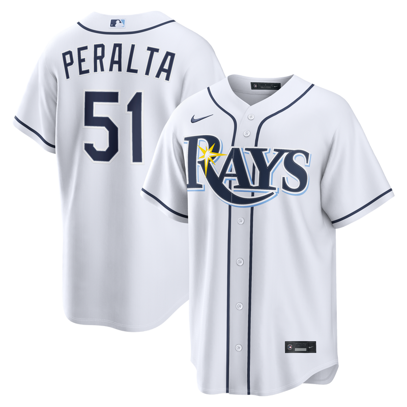Tampa Bay Rays Freddy Peralta Nike White Home Replica Jersey