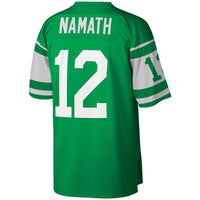 New York Jets Joe Namath Mitchell & Ness Kelly Green Legacy Replica Jersey