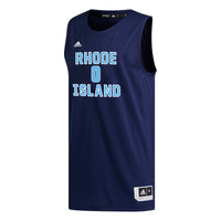 #0 Rhode Island Rams adidas Replica Basketball Jersey - Navy
