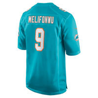 Miami Dolphins Ifeatu Melifonwu Nike Aqua Team Game Jersey