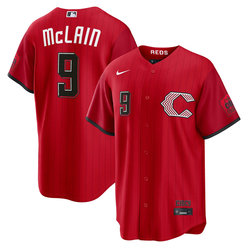 Cincinnati Reds Matt McLain Nike Red 2026 City Connect Stadium Jersey