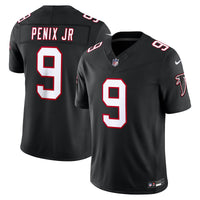 Atlanta Falcons Michael Penix Jr. Nike Black Alternate Throwback Vapor F.U.S.E. Stitched Limited Jersey