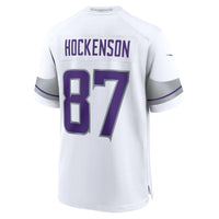 Minnesota Vikings T.J. Hockenson Nike White Alternate Game Player Jersey