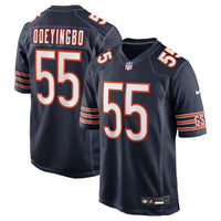 Chicago Bears Dayo Odeyingbo Nike Navy Team Game Jersey