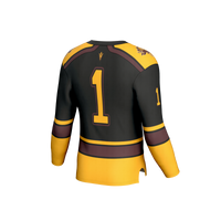 Arizona State Sun Devils GameDay Greats Lightweight Hockey Fashion Jersey - Black