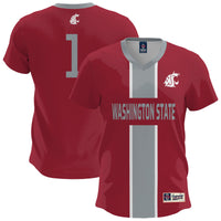 Washington State Cougars GameDay Greats Lightweight Soccer Fashion Jersey - Crimson