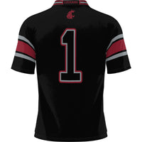 #1 Washington State Cougars GameDay Greats Football Jersey - Black