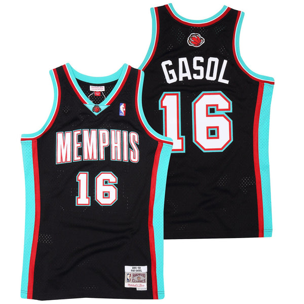 Memphis Grizzlies Pau Gasol Hardwood Classics Road Swingman Jersey By Mitchell & Ness -