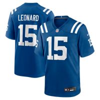 Indianapolis Colts Riley Leonard Nike Royal Team Game Jersey