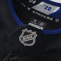 Tampa Bay Lightning Fanatics Black Alternate Authentic Pro Jersey