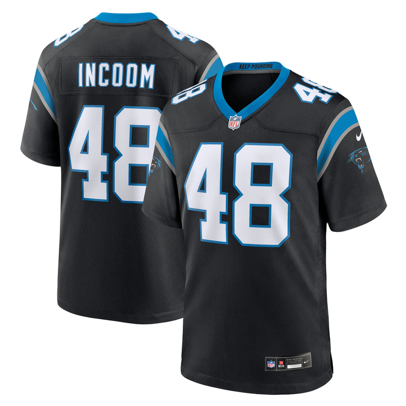 Carolina Panthers Thomas Incoom Nike Black Team Game Jersey