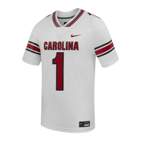 #1 South Carolina Gamecocks Nike Road Replica Football Jersey - White