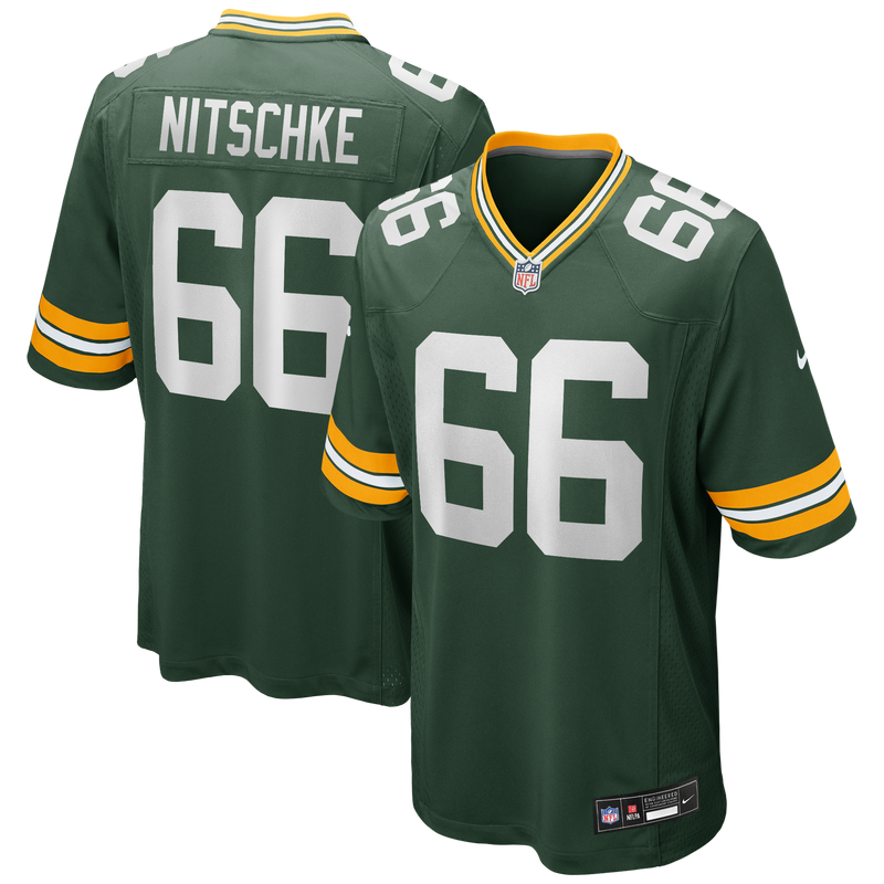 Green Bay Packers Ray Nitschke Nike Green Game Retired Player Jersey