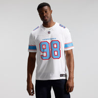 Tennessee Titans Jeffery Simmons Nike White Vapor F.U.S.E. Stitched Limited Jersey