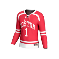 Boston University GameDay Greats Lightweight Collegiate Hockey Fashion Jersey - Scarlet