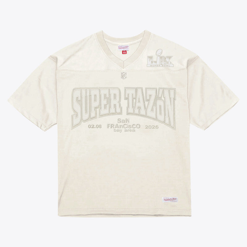 Bad Bunny x Super Tazón Cream Bad Bunny Legacy Jersey