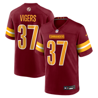 Washington Commanders Car'lin Vigers Nike Burgundy Team Game Jersey