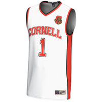 #1 Cornell Big Red GameDay Greats Lightweight Basketball Jersey - White