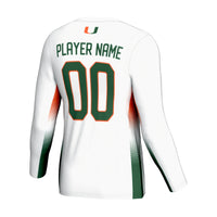 Miami Hurricanes GameDay Greats NIL Lightweight Volleyball Jersey - White