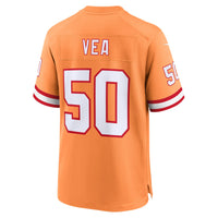 Tampa Bay Buccaneers Vita Vea Nike Orange Throwback Game Jersey