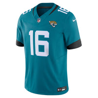 Jacksonville Jaguars Trevor Lawrence Nike Teal Vapor F.U.S.E. Limited Jersey