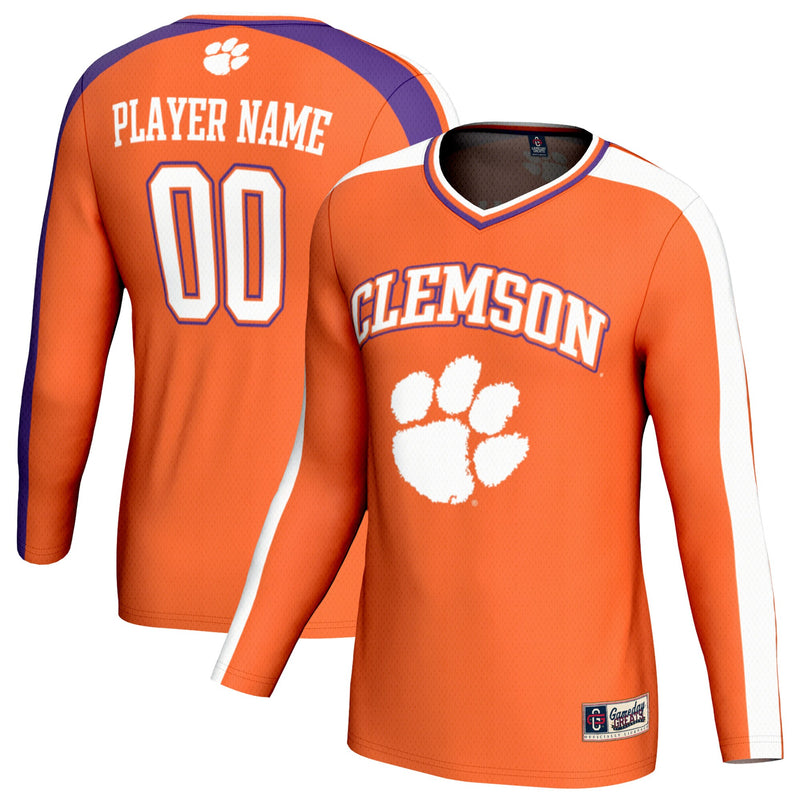 Clemson Tigers GameDay Greats NIL Pick-A-Player Lightweight Collegiate Volleyball Fashion Jersey - Orange