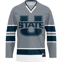 Utah State Aggies GameDay Greats Hockey Jersey - Blue