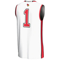#1 Illinois State Redbirds GameDay Greats Lightweight Basketball Jersey - White