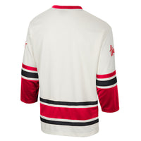 Nebraska Huskers Colosseum Puck Proud Fashion Hockey Jersey - Cream