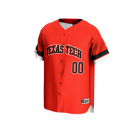 Texas Tech Red Raiders GameDay Greats NIL Pick-A-Player Baseball Lightweight Jersey - Red